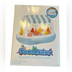 NIB Pool Float Buffet / Holds 6 Drinks / Christmas Gifts